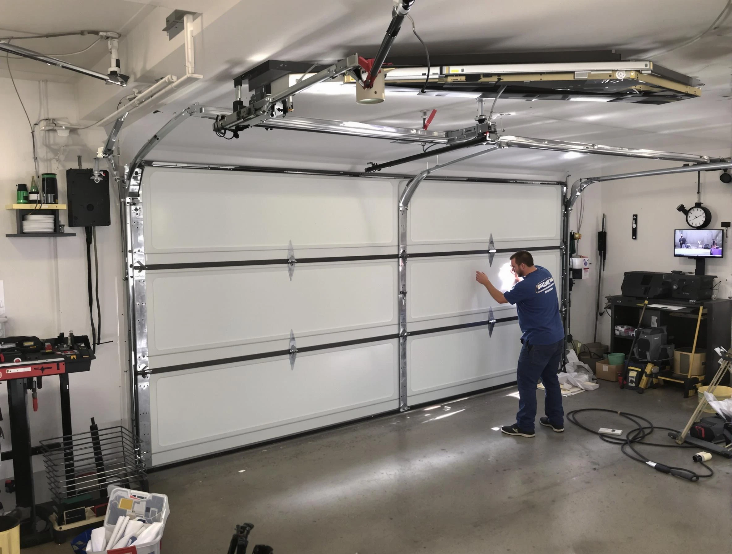 Professional garage door repair service by Summit Garage Door Repair in Summit