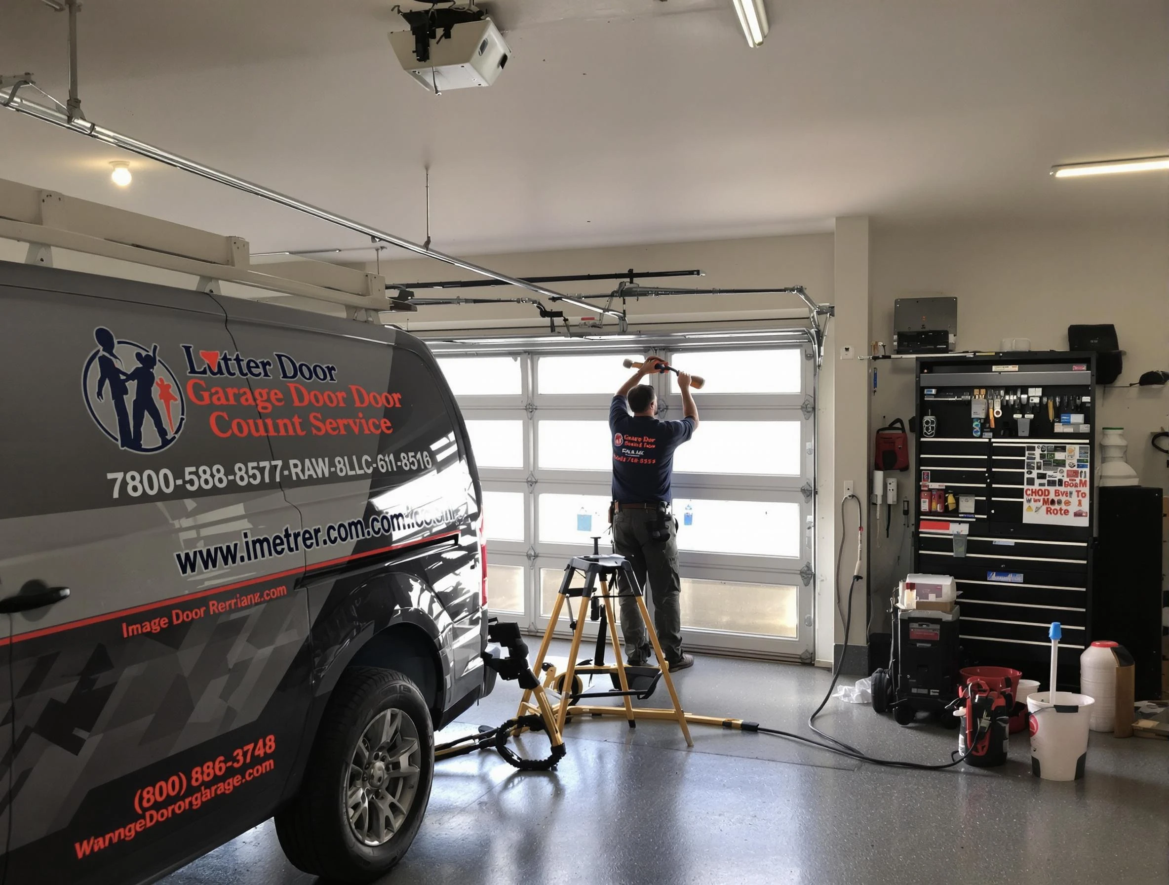 Summit Garage Door Repair rapid response team performing same-day repair in Summit